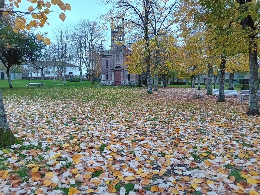 A santuario e parque da Saleta, concorrida romaría e festa do pan de Cea